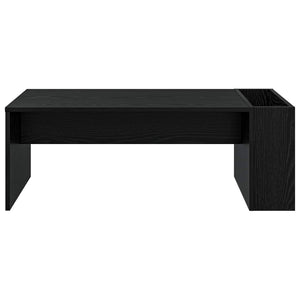 Couchtisch Schwarz Eichenoptik 95x50 cm