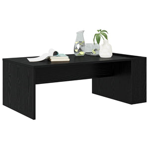 Couchtisch Schwarz Eichenoptik 95x50 cm