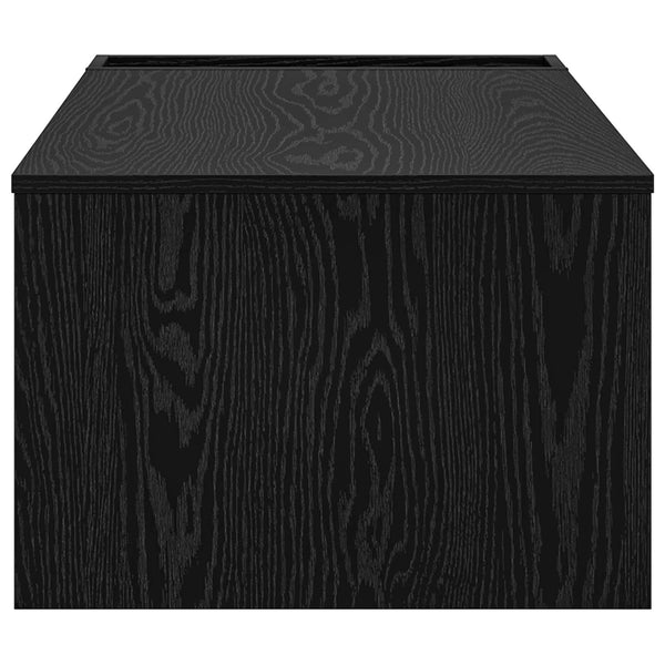 Couchtisch Schwarz Eichenoptik 95x50 cm