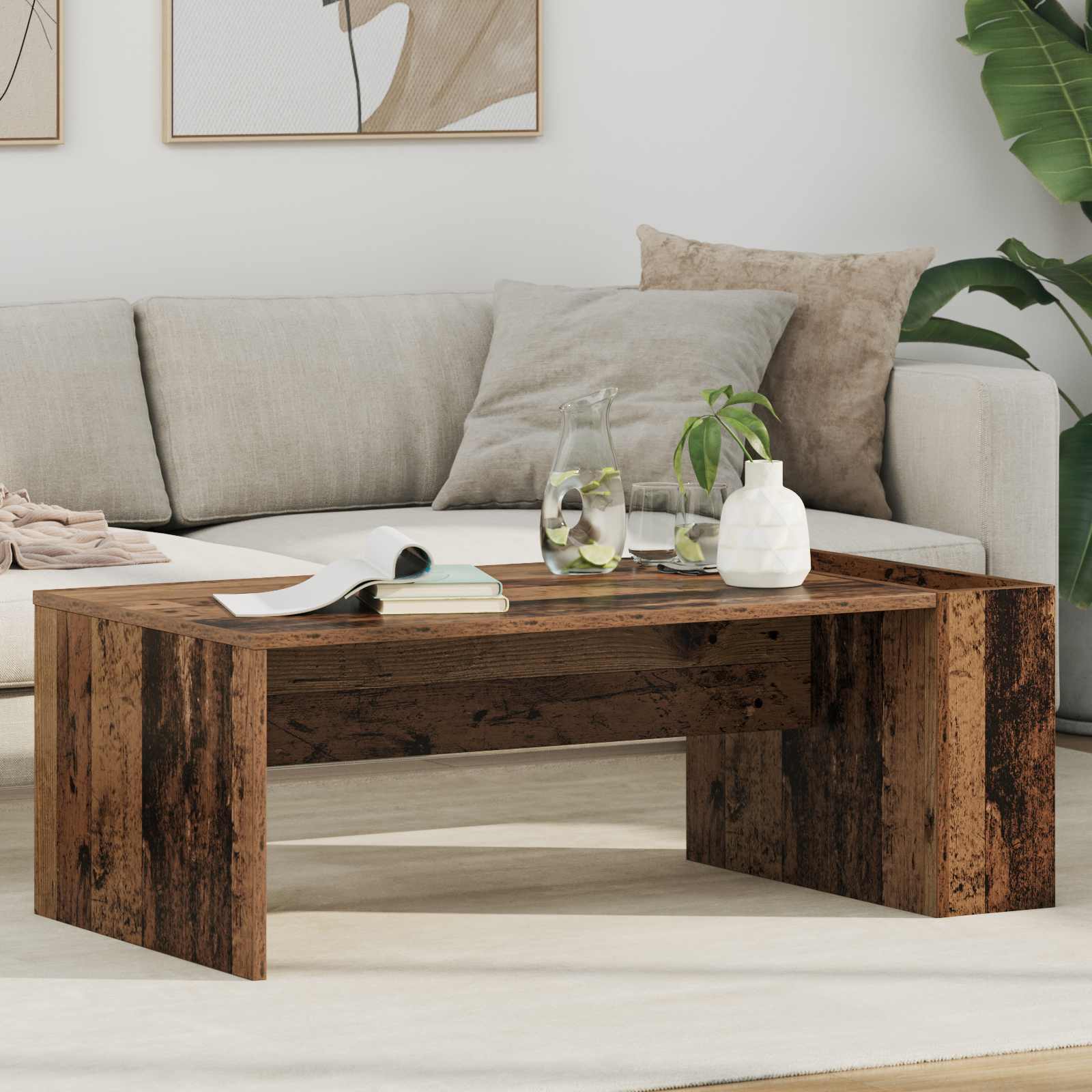 Couchtisch Altholz 95x50 cm