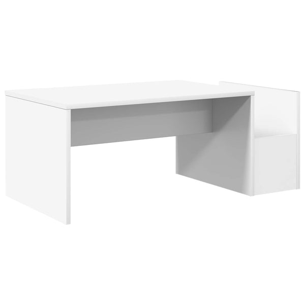 Weißer Couchtisch 90x45 cm