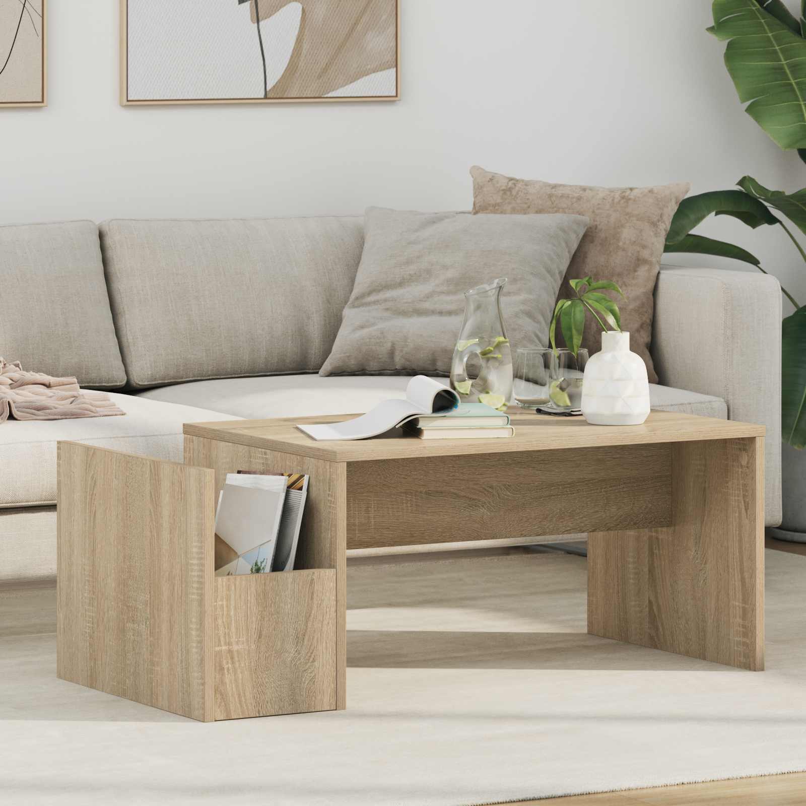 Couchtisch Sonoma Eiche 90x45 cm