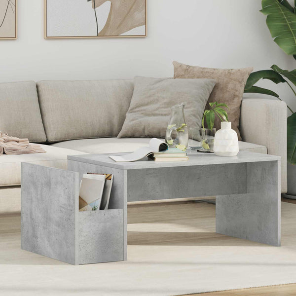 Beton Grau Couchtisch 90x45 cm
