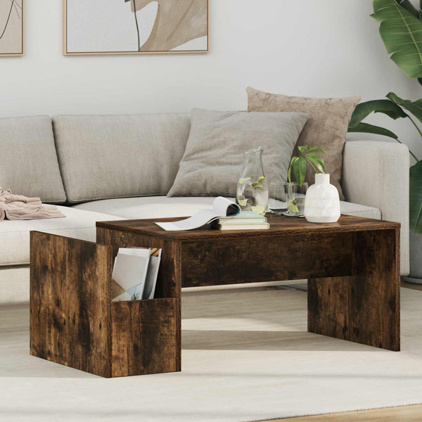 Couchtisch Geräucherte Eiche 90x45 cm