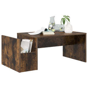 Couchtisch Geräucherte Eiche 90x45 cm
