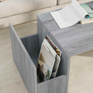 Couchtisch Sonoma Grau 90x45 cm