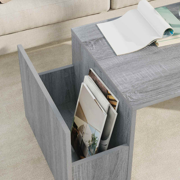 Couchtisch Sonoma Grau 90x45 cm