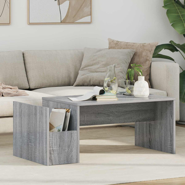 Couchtisch Sonoma Grau 90x45 cm