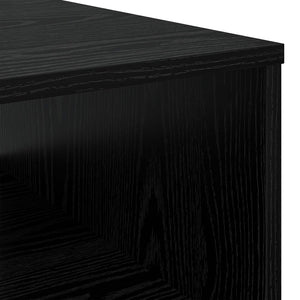Schwarzer Couchtisch Eichenoptik