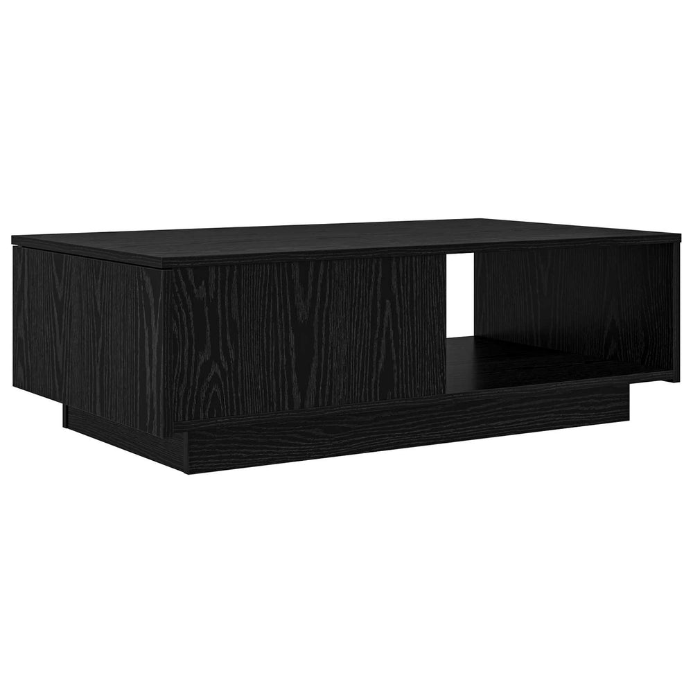 vidaXL Coffee Table Black Oak Effect 95 x 55 x 31 cm Engineered Wood