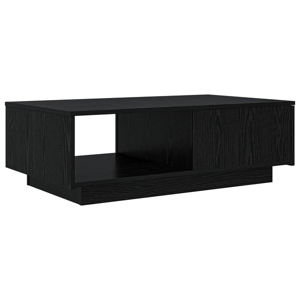 Schwarzer Couchtisch Eichenoptik