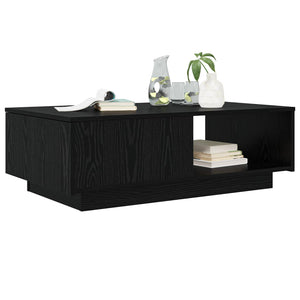 Schwarzer Couchtisch Eichenoptik