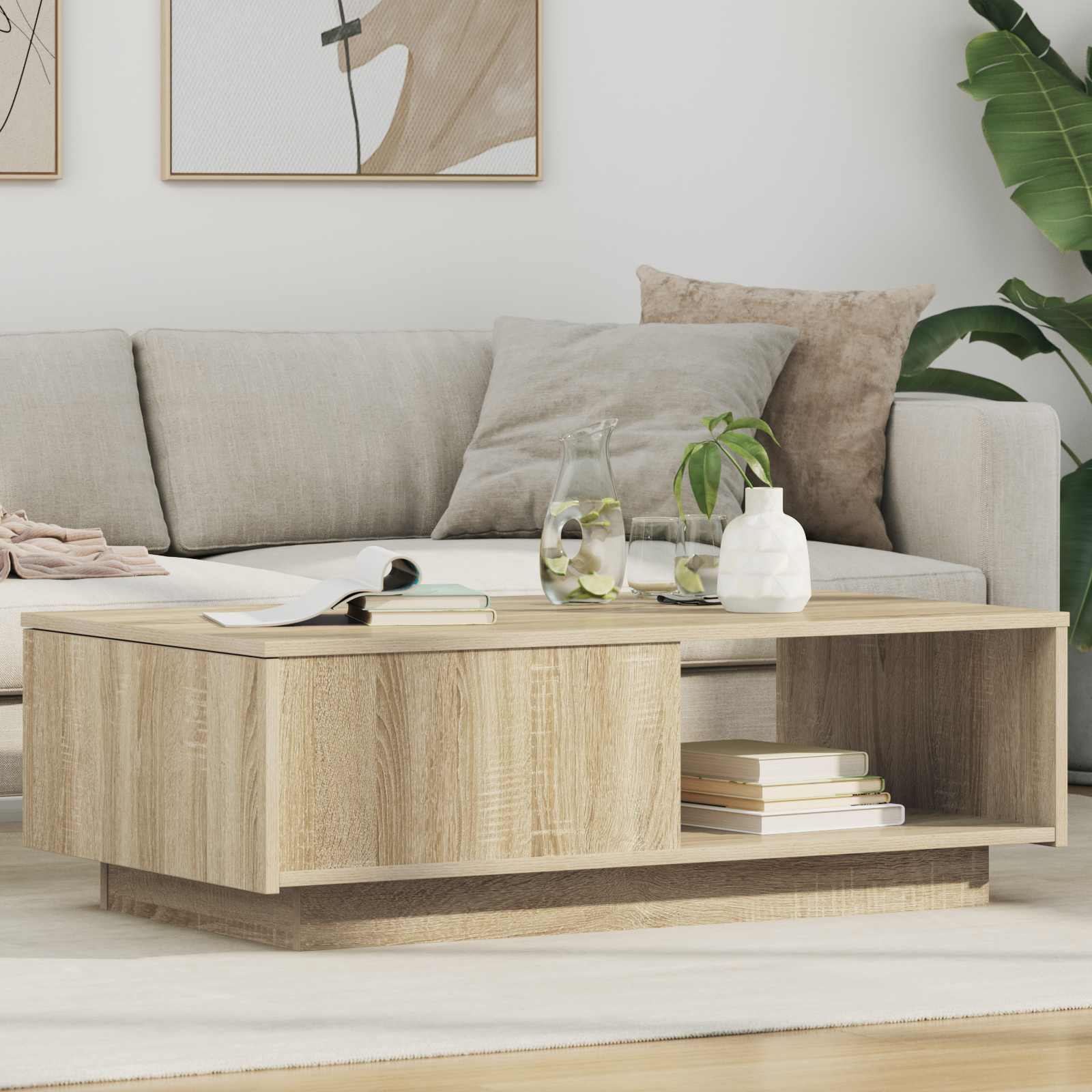 Couchtisch Sonoma Eiche 95x55 cm