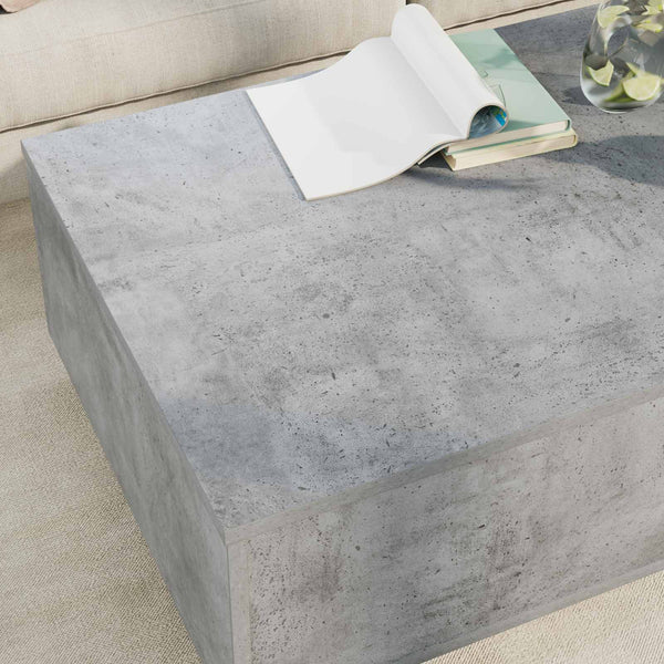 Couchtisch Beton Grau 95 cm