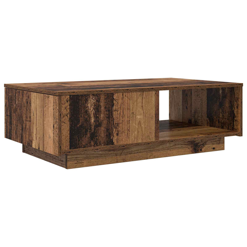 Couchtisch Altholz mit Schubladen 95x55 cm