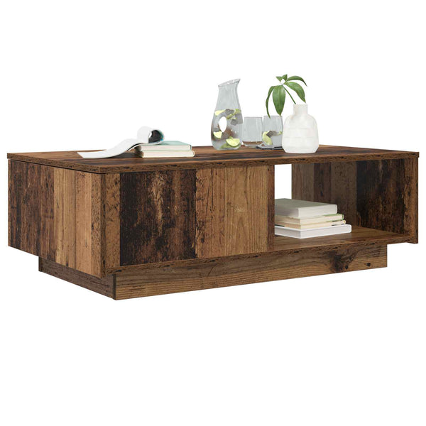 Couchtisch Altholz mit Schubladen 95x55 cm