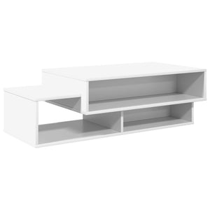 Weißer Couchtisch Holzwerkstoff 105 cm