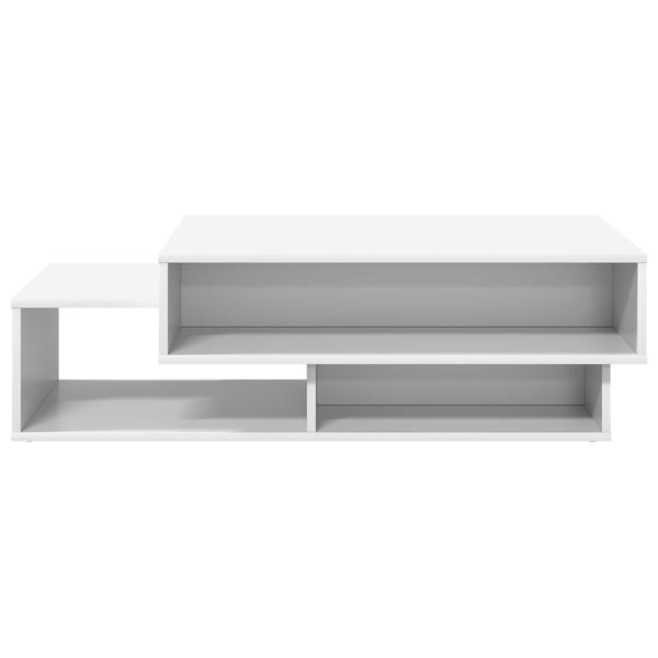 Weißer Couchtisch Holzwerkstoff 105 cm