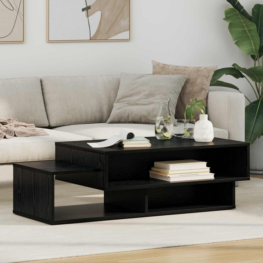 Couchtisch Schwarz Eichenoptik 105 cm
