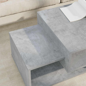 Couchtisch Beton Grau 105 cm Holzwerkstoff