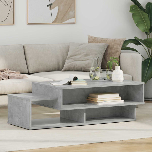 Couchtisch Beton Grau 105 cm Holzwerkstoff