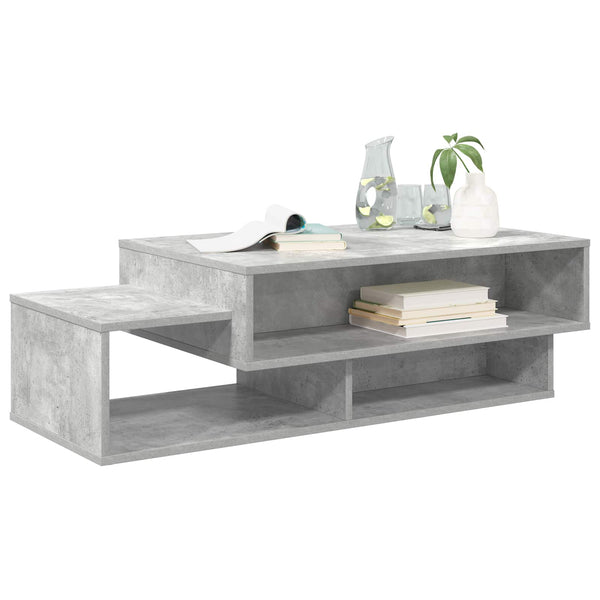 Couchtisch Beton Grau 105 cm Holzwerkstoff