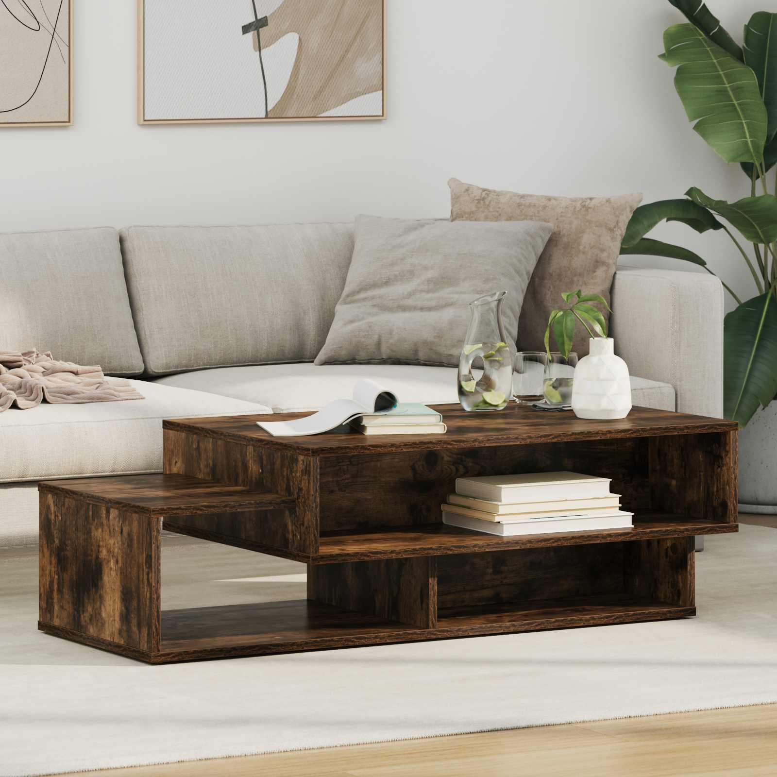Couchtisch Geräucherte Eiche 105 cm