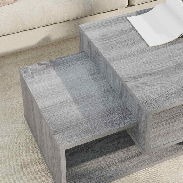 Couchtisch Sonoma Grau 105x50 cm
