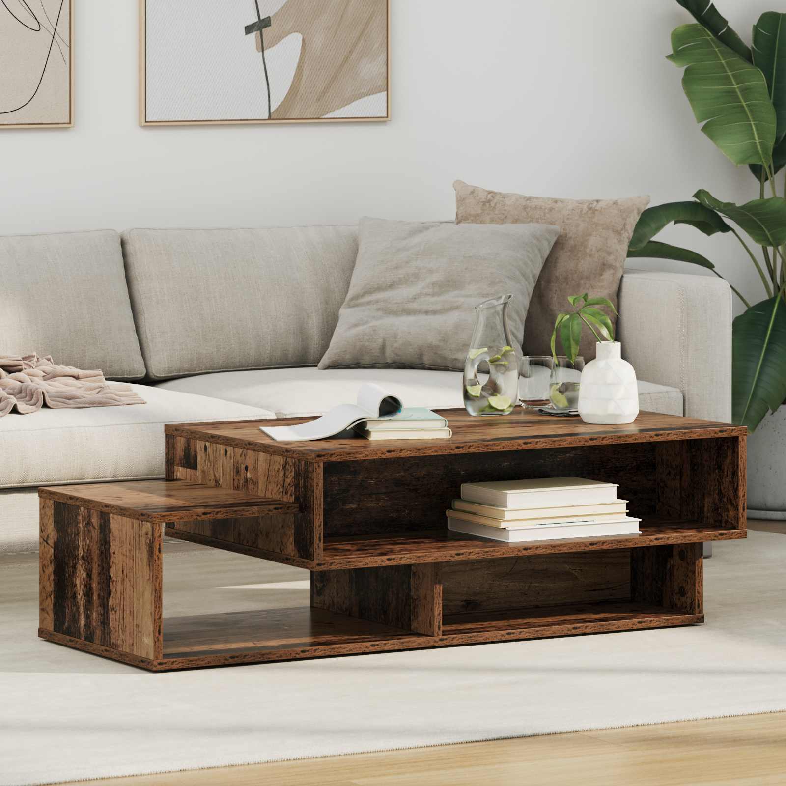 Couchtisch Altholz 105 cm