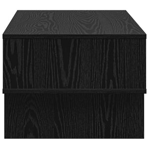 Schwarzer Couchtisch Eichenoptik 80cm