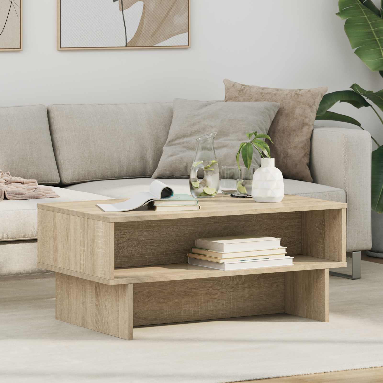 Sonoma Eiche Couchtisch, 80 cm