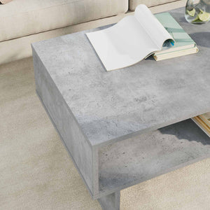 Couchtisch Beton Grau 80 cm