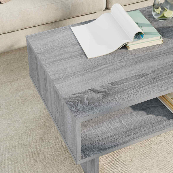 Couchtisch Grau Sonoma 80x46x35cm