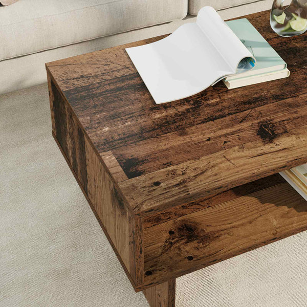 Couchtisch Altholz 80 cm