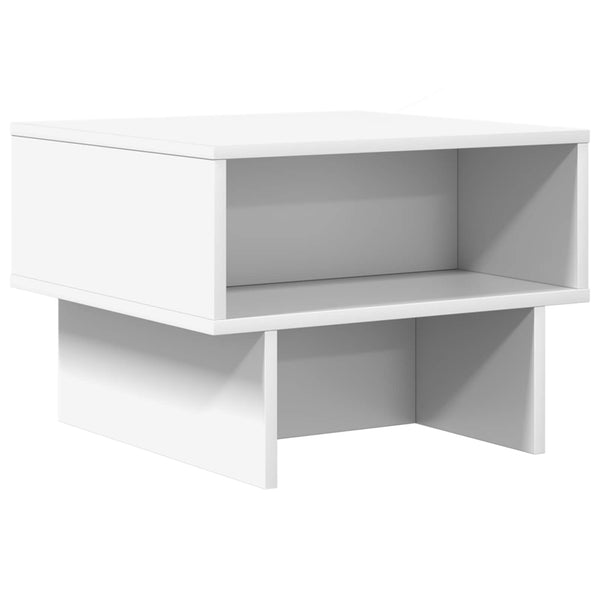 Weißer Couchtisch Holzwerkstoff 48x46x35cm