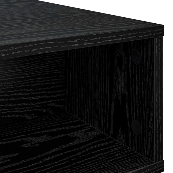 Schwarzer Couchtisch Eiche Optik