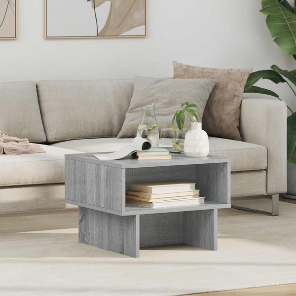 Couchtisch Sonoma Grau 48x46x35cm