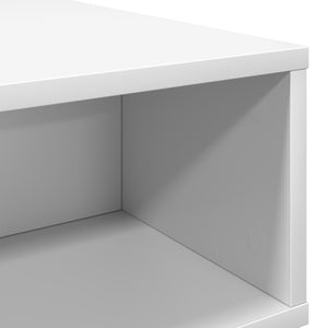 Weißer Couchtisch 100 cm Holzwerkstoff