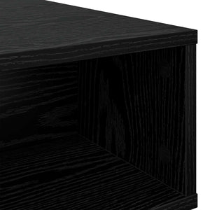 Schwarzer Couchtisch Eichenoptik