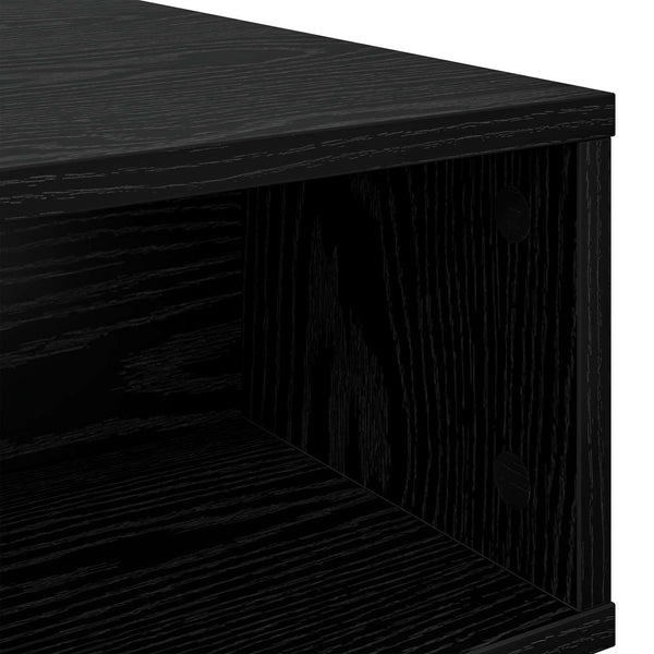 Schwarzer Couchtisch Eichenoptik