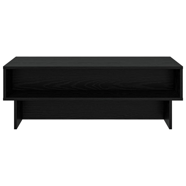 Schwarzer Couchtisch Eichenoptik