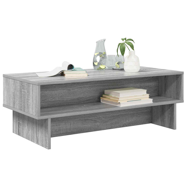 Grauer Couchtisch Sonoma, 100 cm
