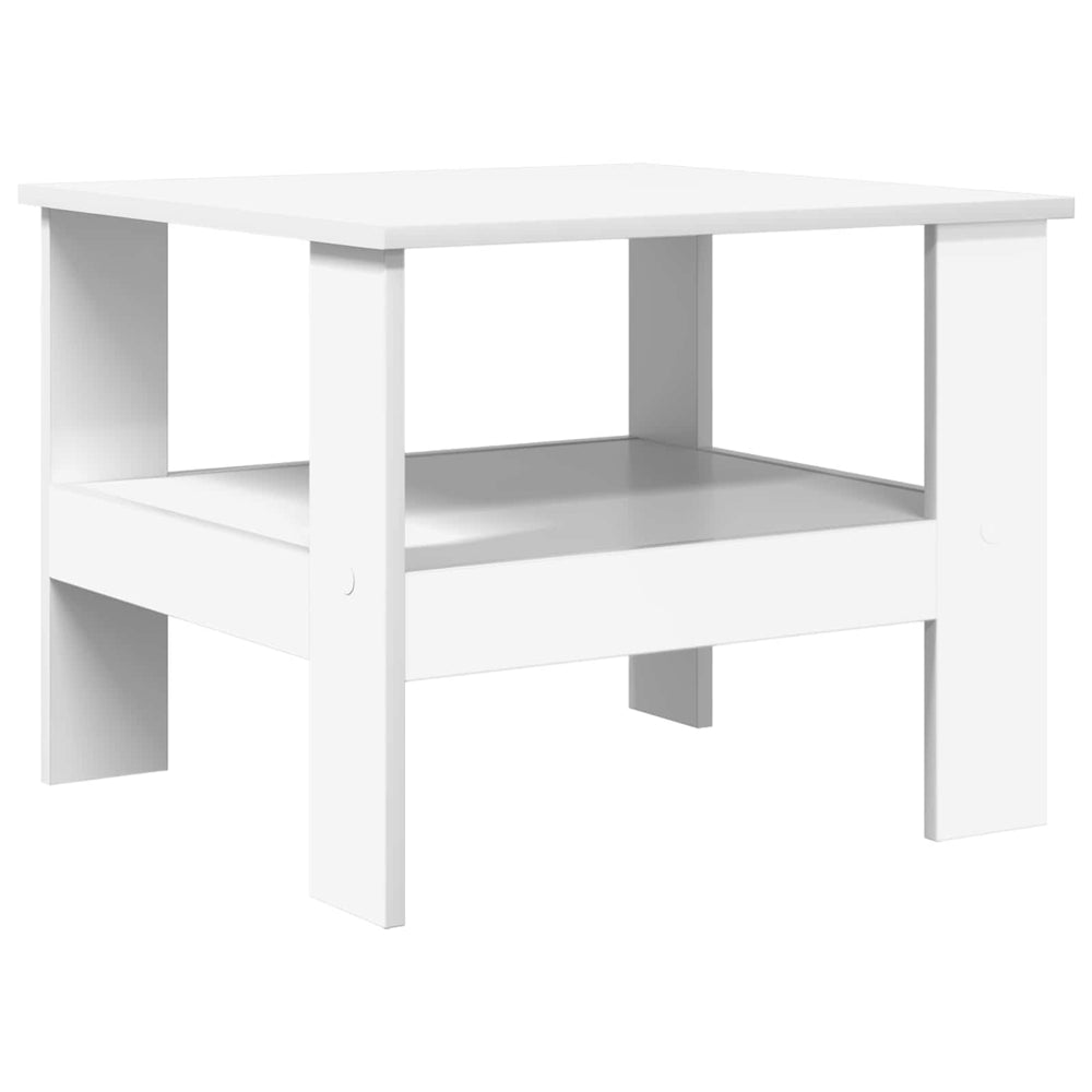 Weißer Couchtisch 57x55x45cm