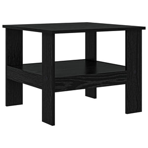Schwarzer Couchtisch Eichenoptik 57x55 cm