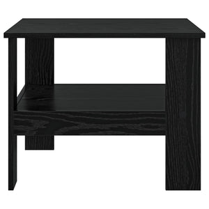 Schwarzer Couchtisch Eichenoptik 57x55 cm