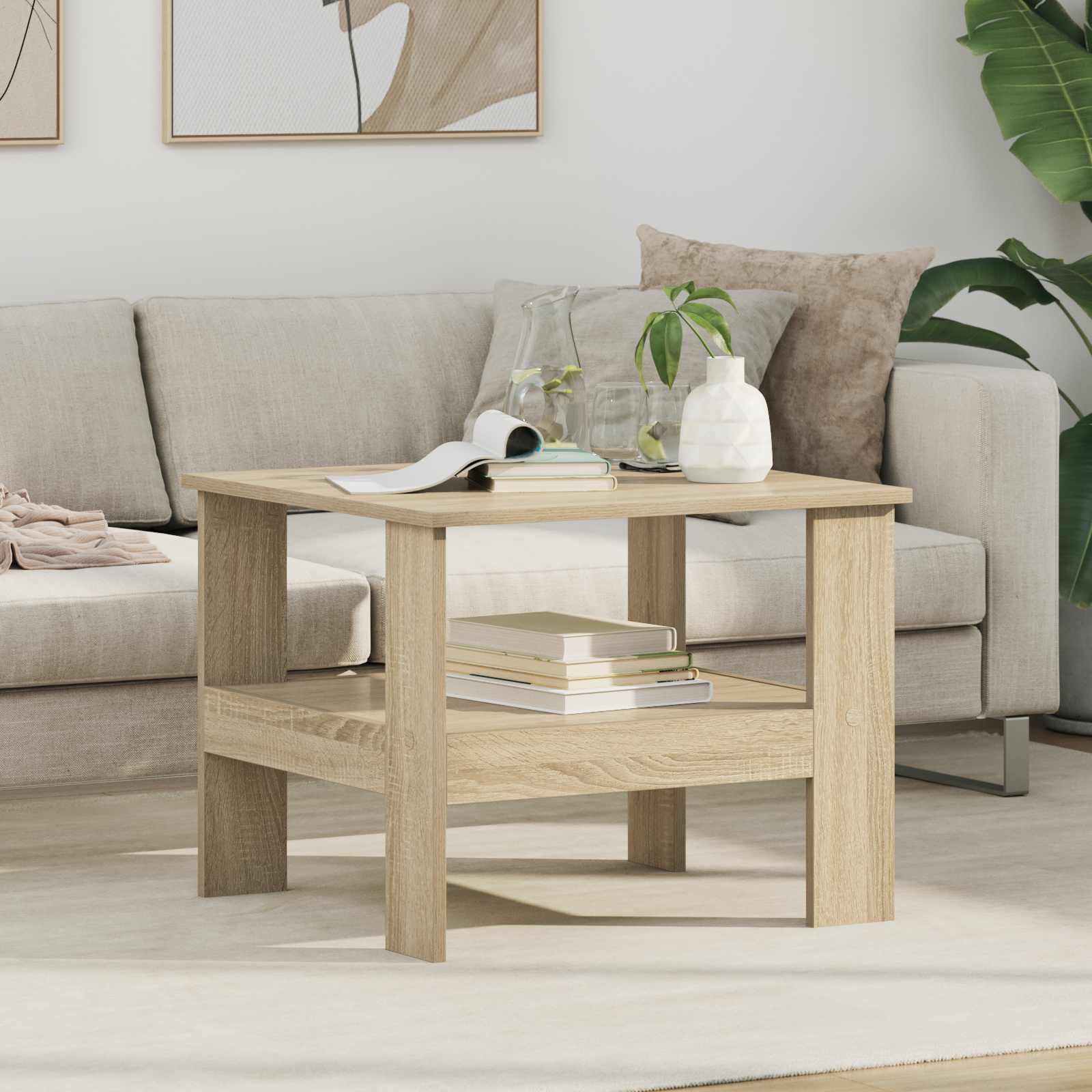 Couchtisch Sonoma Eiche 57x55x45 cm