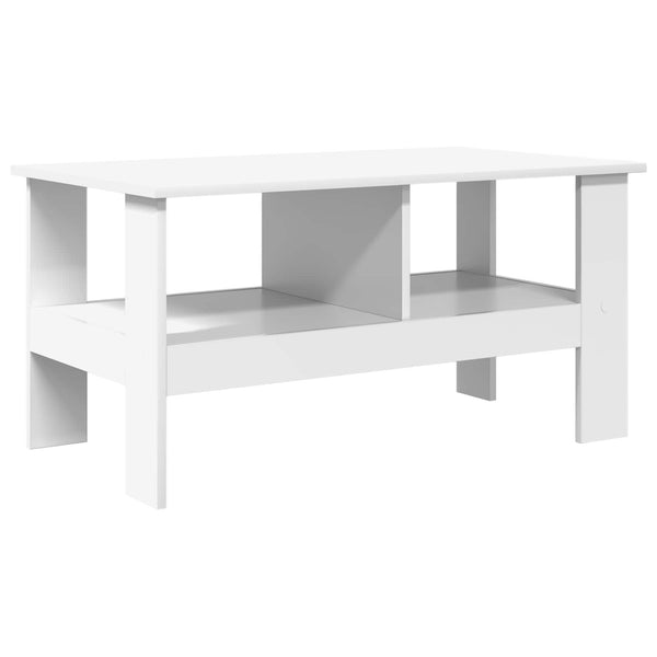 Couchtisch Weiß 90x50 cm Holzwerkstoff