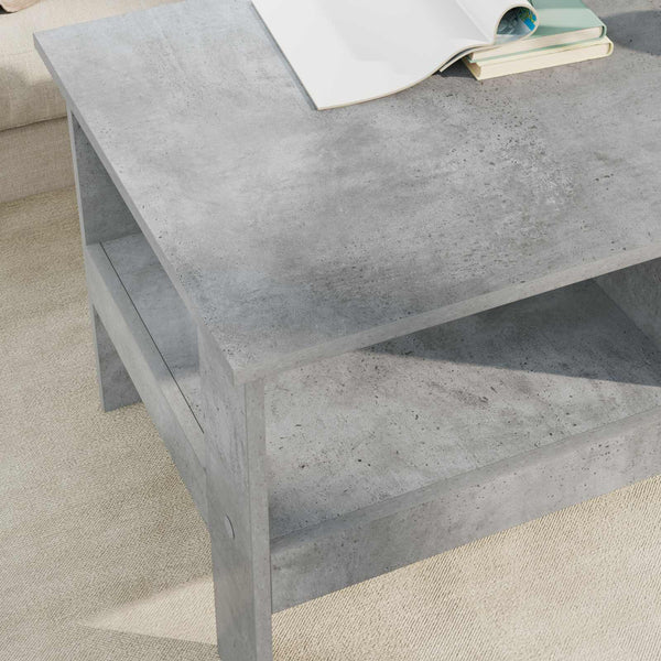 Couchtisch Beton Grau 90x50 cm
