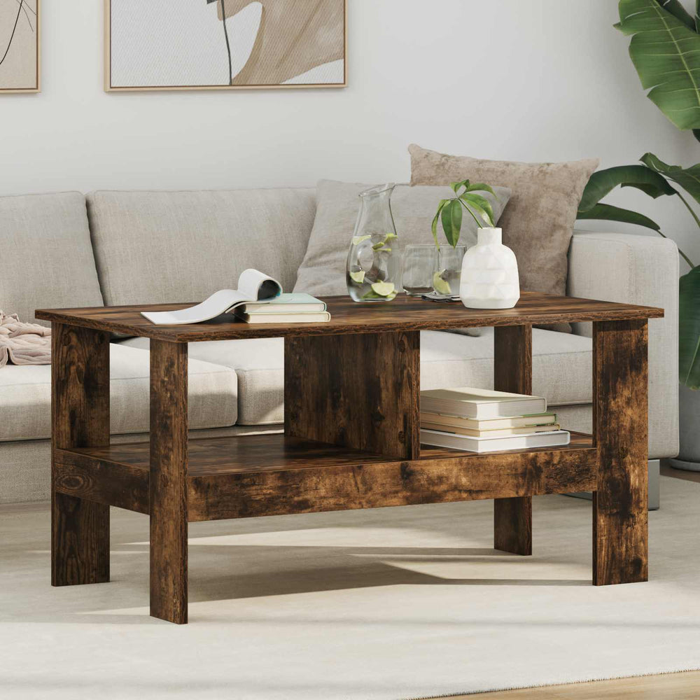 Couchtisch Geräucherte Eiche 90x50 cm