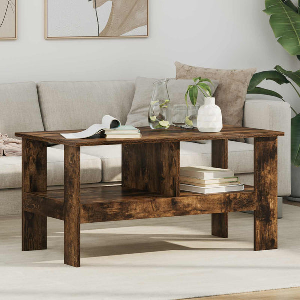 Couchtisch Geräucherte Eiche 90x50 cm
